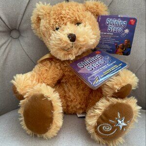 NWT Vintage 2006 Russ Shining Stars Honey Bear Plush Stuffed Animal Sealed Code